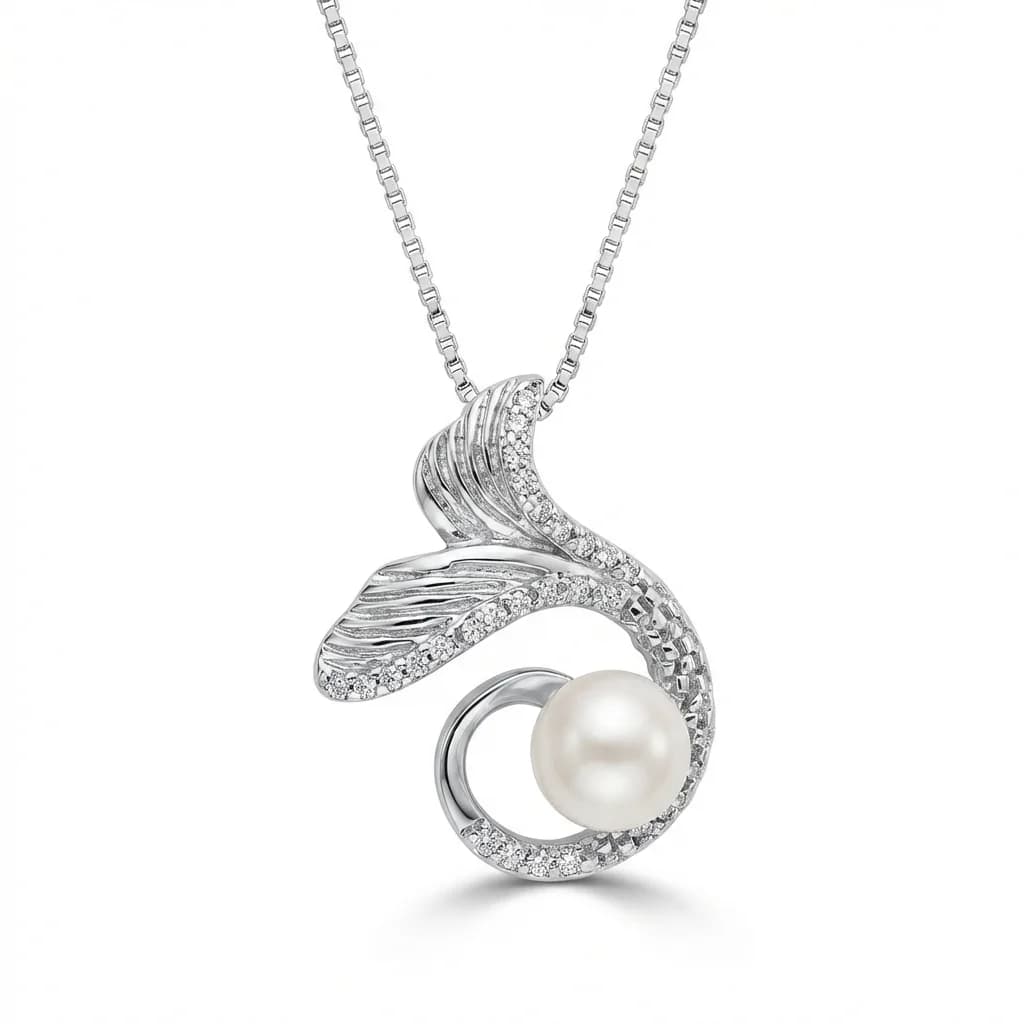 AI retouched necklace - professional product image with correct colors